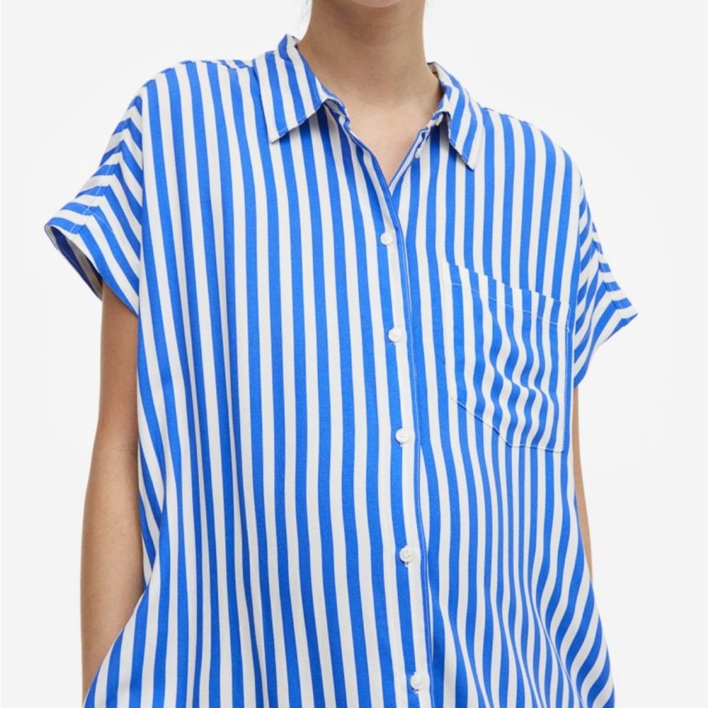 H&M MAMA Tie belt shirt dress - Picture 3 of 7